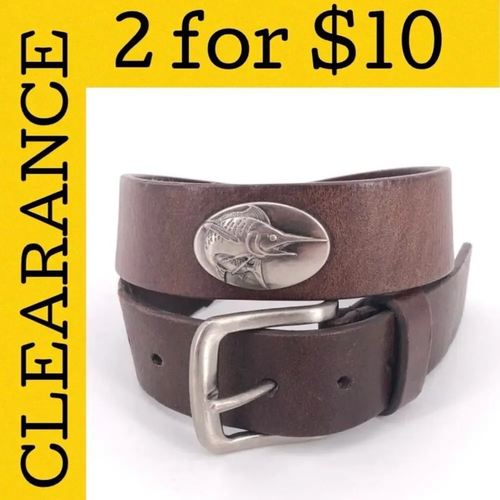 🟡 ZEP-PRO leather saltwater fish belt